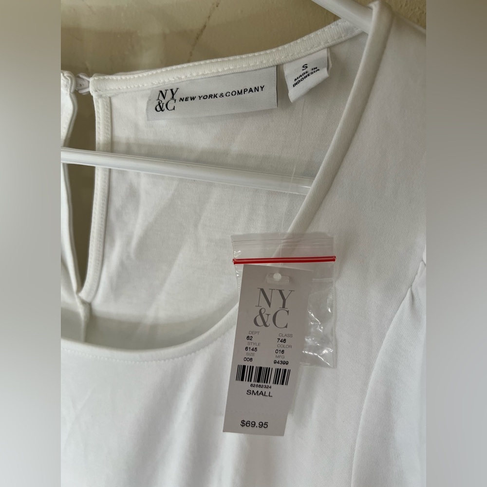 New York & Company White Top - Picture 8 of 13